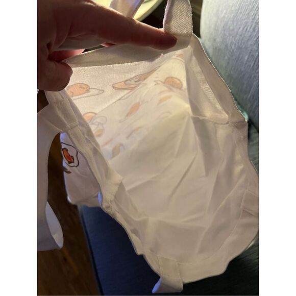 1 LEFT! Gudetama Canvas Tote Bag - Picture 9 of 10